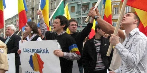 Circa 50 de tineri au participat astăzi la marş