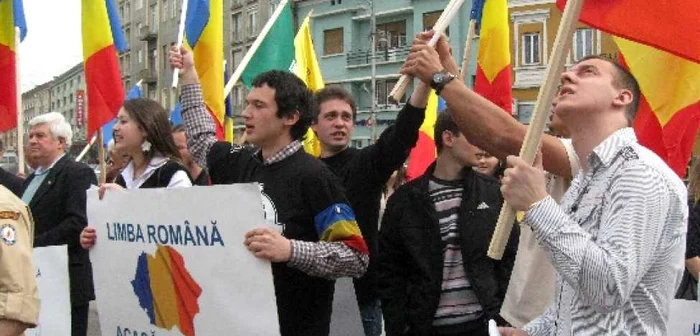 Circa 50 de tineri au participat astăzi la marş