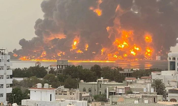 Ținte lovite de Israel în Yemen. FOTO Sulaiman Ahmed / X