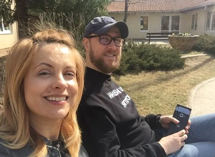 Simona Gherghe și soțul ei, Răzvan Săndulescu