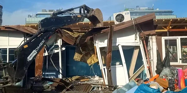 Demolări în Timișoara Foto captură video Facebook jpg