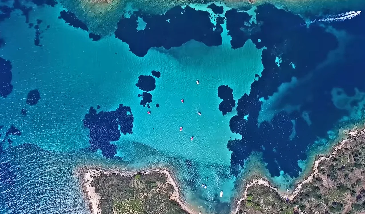 Insula Diaporos/sursă foto: captură video