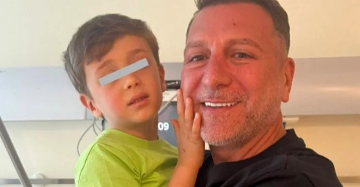 Geo, băiețelul lui Christian Sabbagh, a fost operat la Viena foto: Facebook