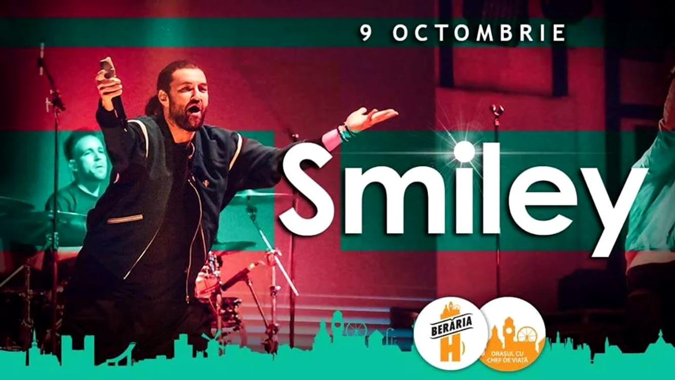 Smiley cântă marţi, 9 octombrie, la Berăria H