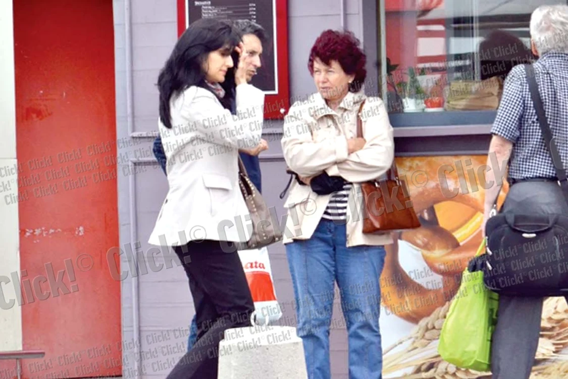 Pe chipul Luminiţei  Becali se pot citi  supărarea şi îngrijorarea (Fotografii: Alex Muscaliu)