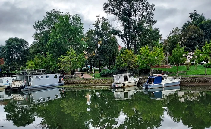 Ambarcațiuni pe Bega FOTO Siky Marko