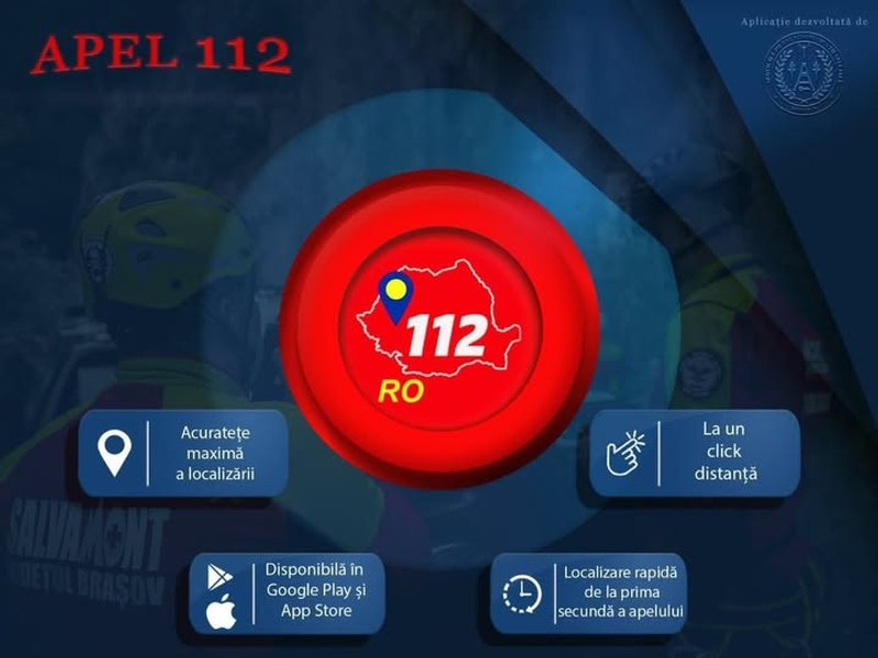 Noul sistem 112 aduce o premieră europeană: localizarea nu mai este condiţionată de semnalul telefonului mobil. Ce alte facilități sunt posibile