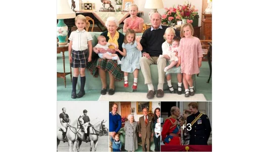 Imagini inedite cu prințul Philip și strănepoții săi, distribuite pe rețelele de socializare de Familia Regală Britanică jpeg