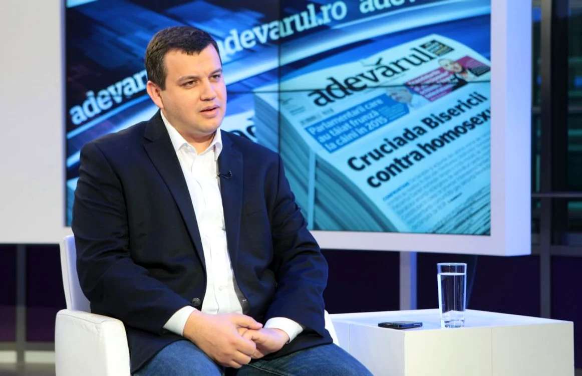 Preşedintele PMP, Eugen Tomac. Foto: Eduard Enea.