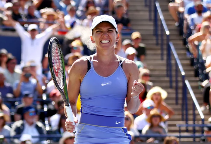 Simona Halep are din nou motive să zâmbească. FOTO: Guliver/ Gettyimages