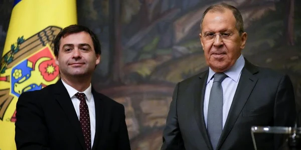 Nicu Popescu si Serghei Lavrov FOTO EPA-EFE