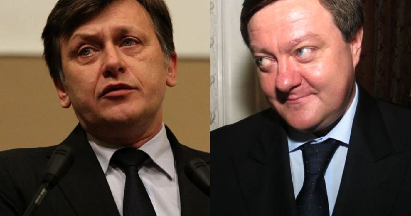 Crin Antonescu (stânga), Sorin Frunzăverde (dreapta)