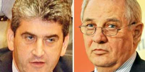 Gabriel Oprea, ministrul Apărării şi Mihai Şeitan, ministrul Muncii