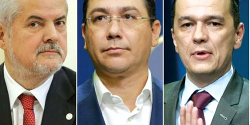 Adrian Nastase cu Victor Ponta si Sorin Grindeanu Foto colaj Adevarul