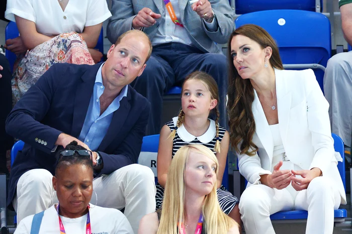 Prințesa Charlotte, cu părinții Kate și William, GettyImages 1412425927 jpg