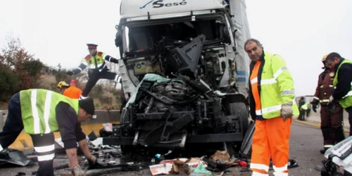 Accidentul a blocat traficul pe autostrada AP-7 - foto lavanguardia.es