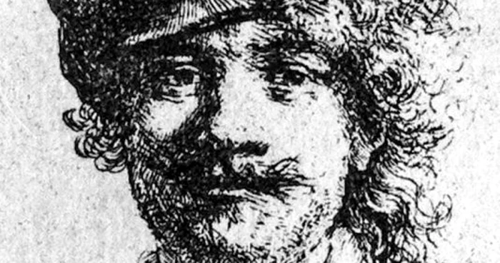 Rembrandt Harmenszoon van Rijn (15 iulie 1606 - 4 octombrie 1669), autoportret