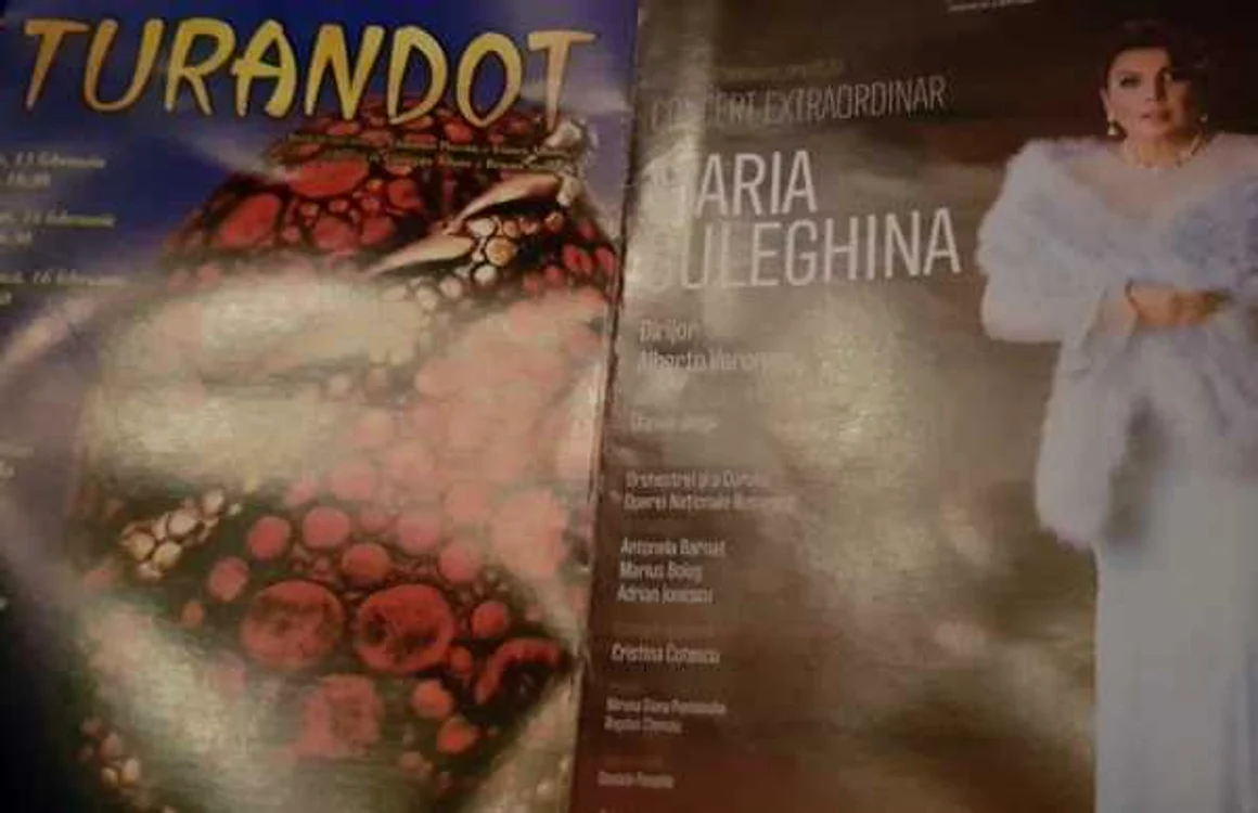 Turandot afis Maria Guleghina soprana afis