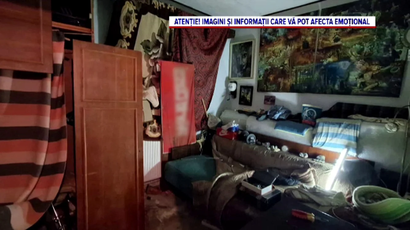 Camera în care locuia criminalul  / foto: captura ProTV