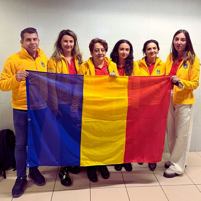 Echipa feminină de șah a României (FOTO: Facebook/ FR Șah)