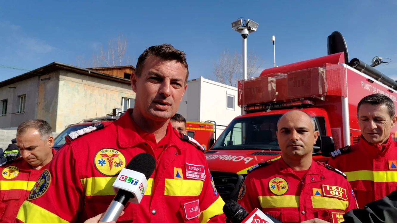 Cătălin Stănciuleasa este coodonatorul echipajelor SMURD din Olt FOTO: Alina Mitran