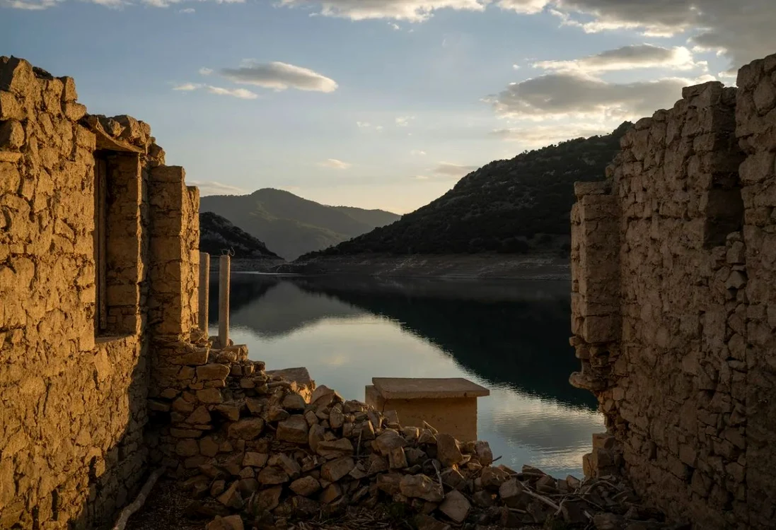 Ruinele satului Kallio din Grecia