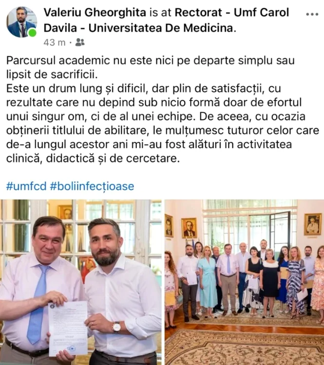 Valeriu Gheorghiță poartă o bijuterie pe degetul inelar