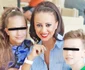 Larisa e mândră de copiii pe care îi are cu Marian Drăgulescu