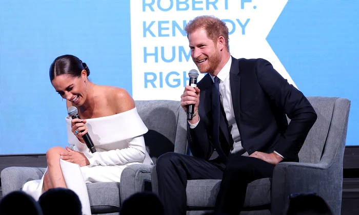 Prințul Harry și Meghan Markle la Gala Ripple of Hope, 2022, Getty (3) jpg