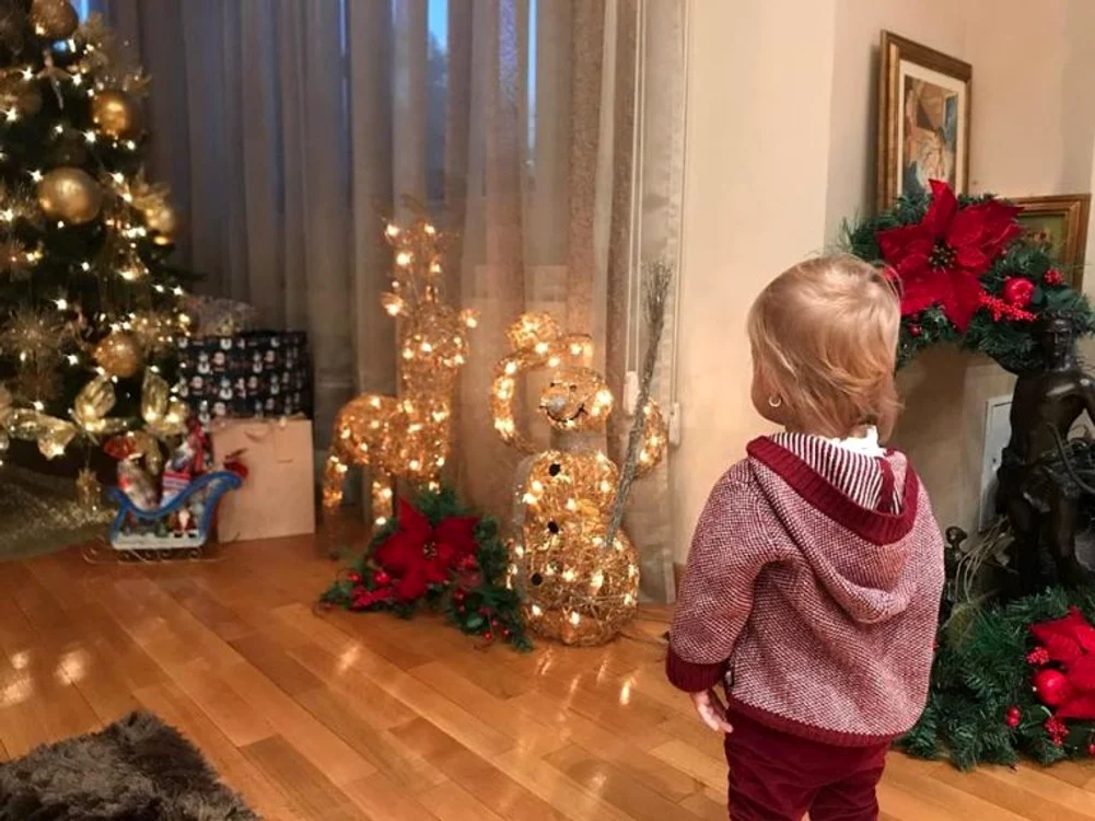 Amira Sophia, fiica Andreei Raducan, a versiunea blondă a mamei sale