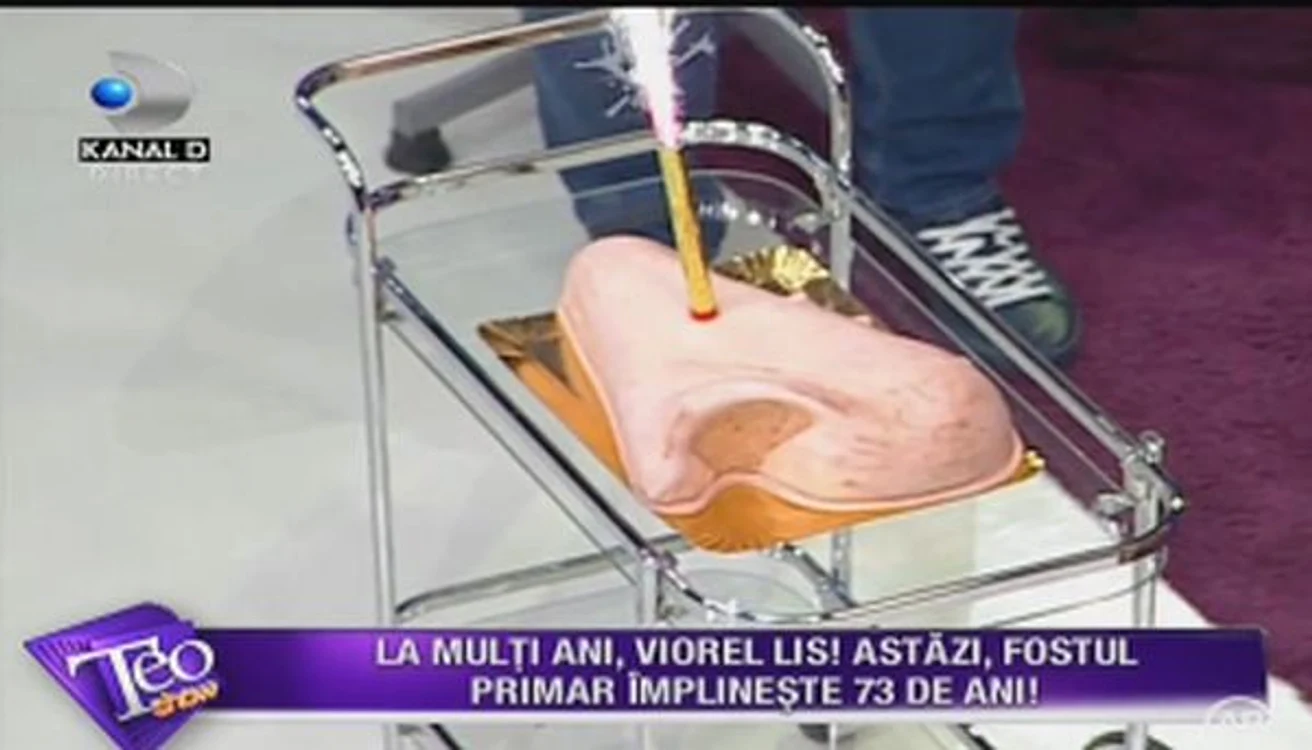 Tortul lui Viorel Lis a avut o formă specială