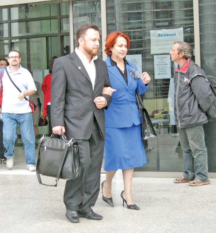 Dragoş, alături de mama lui, Margarita Valenciano