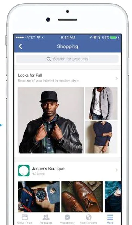 Iar dacă nu îți plac lucrurile arătate de Facebook, poți căuta altele tot în interiorul aplicației