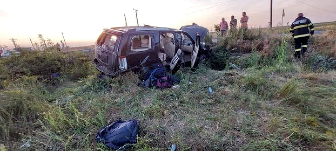 Accidentul a avut loc în zona localităţii Periam, din judeţul Timiş FOTO tribunasnm.ro