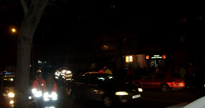 Şoferul a ramas la locul faptei, victima a fugit