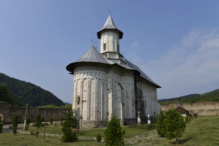 Mănăstirea Tazlău, înainte de reabilitare FOTO MonumenteNeamt.ro