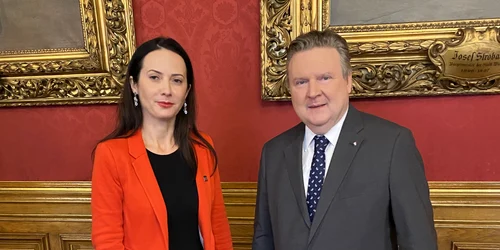 Ramona Miletic si Michael Ludwig primarul Vienei jpg