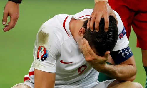 Lewandowski era dărâmat la finalul partidei jpeg