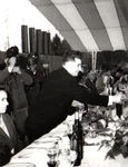 Nicolae Ceaușescu, la recepţia de la Snagov, organizată cu prilejul sărbătoririi zilei de 1 mai 1965 (© „Fototeca online a comunismului românesc”, cota: 17/1965)