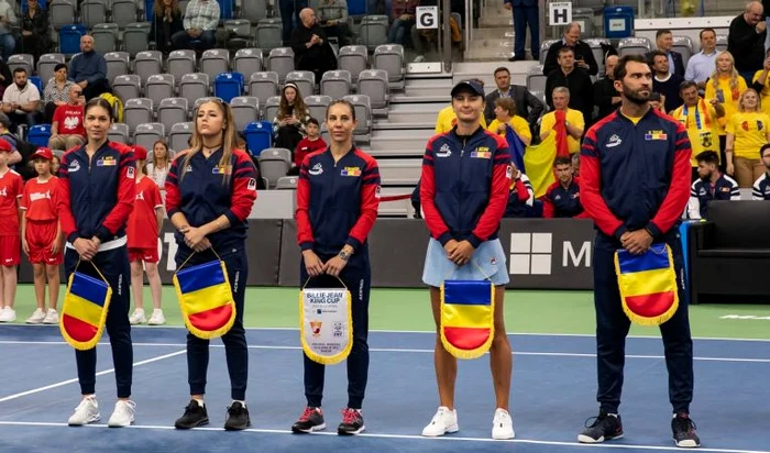 Echipa de Fed Cup a României (FOTO: Cristina Huțu/ FRT)