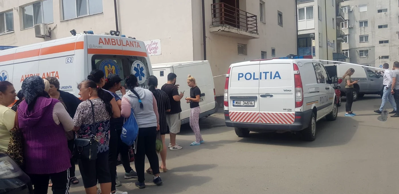 Crima s-a comis într-un imobil de pe strada Armoniei FOTO: PTV Oltenia