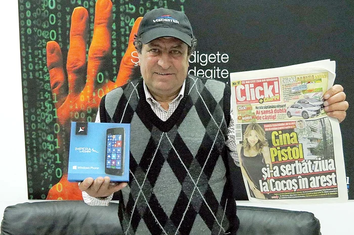 Dan Pascu s-a ales cu un telefon performant