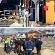 politistii din targu jiu, sesizati dupa ce mai multe persoane sacrificau miei in strada foto captura video facebook tv sud png