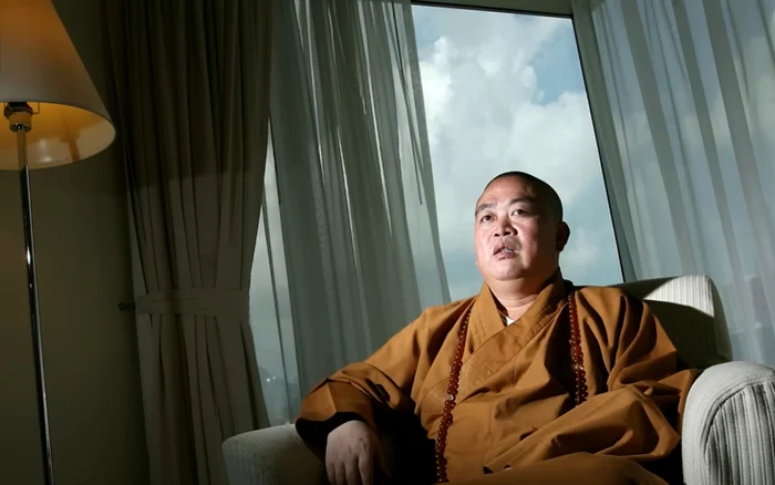 Shi Yongxin, conducătorul Templului Shaolin din China. Foto: Getty Images