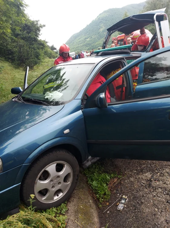 Accident rutier pe DN7 la Boiţa - Sibiu soldat cu trei victime Foto ISU Sibiu