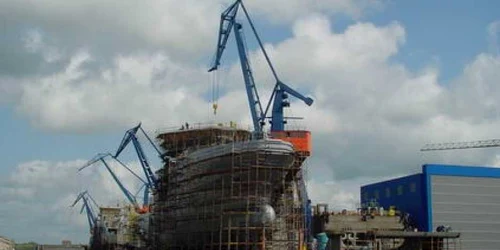 Bărbatul era la muncă, pe şantierul naval (foto arhivă)