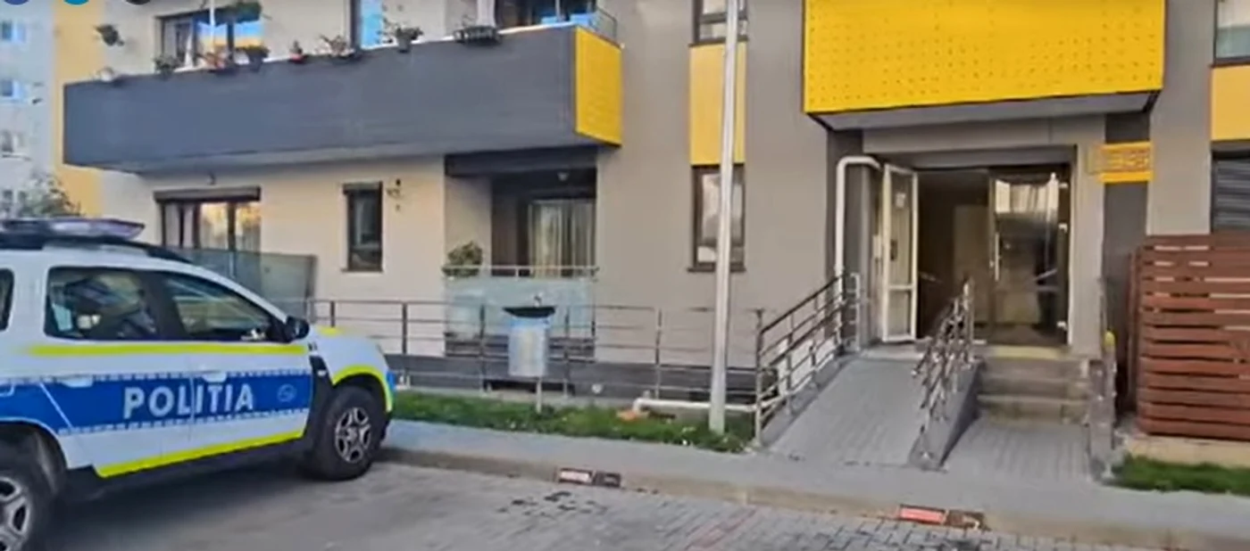 Locuința din Brașov în care s-a produs crima Foto: Captură video Brasov.net