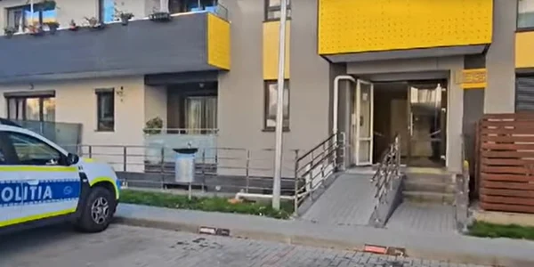 Locuința din Brașov în care s a produs crima Foto   Captura video Brasov net jpg