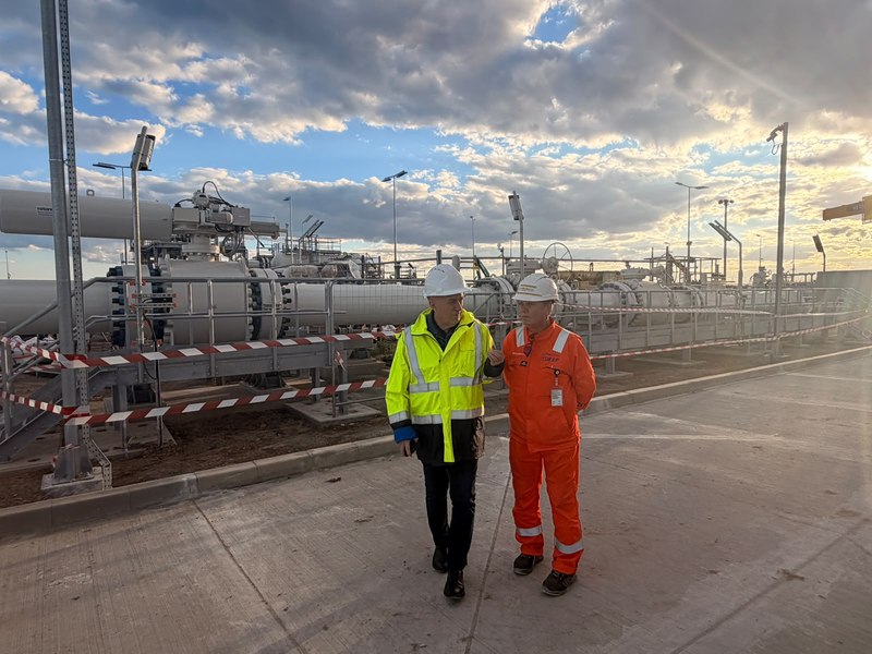 Șeful Transgaz, vizită la infrastructura prin care gazele din Neptun Deep vor intra în sistemul național