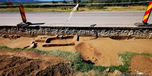 Drum roman pe valea Mureșului, la Măgura Uroiului. Foto: Daniel Guță